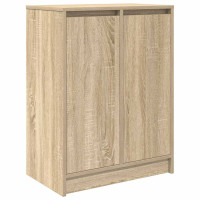Produktbild för Skoskåp sonoma ek 57x34x76 cm konstruerat trä