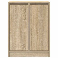 Produktbild för Skoskåp sonoma ek 57x34x76 cm konstruerat trä