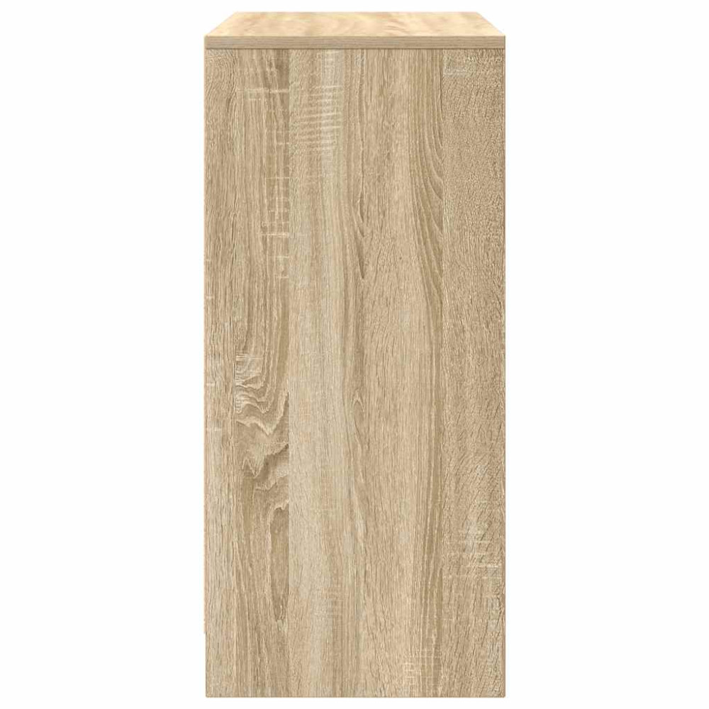 Produktbild för Skoskåp sonoma ek 57x34x76 cm konstruerat trä
