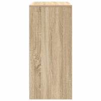 Produktbild för Skoskåp sonoma ek 57x34x76 cm konstruerat trä