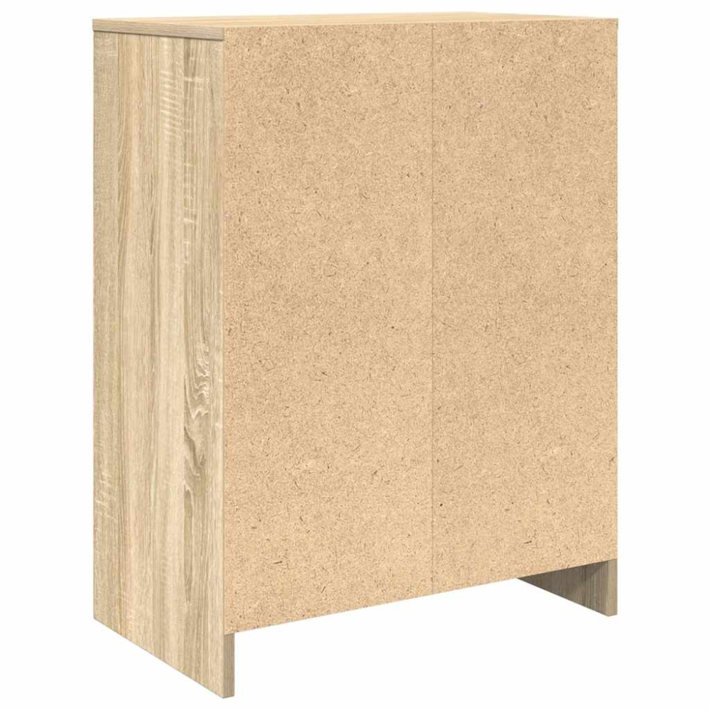 Produktbild för Skoskåp sonoma ek 57x34x76 cm konstruerat trä