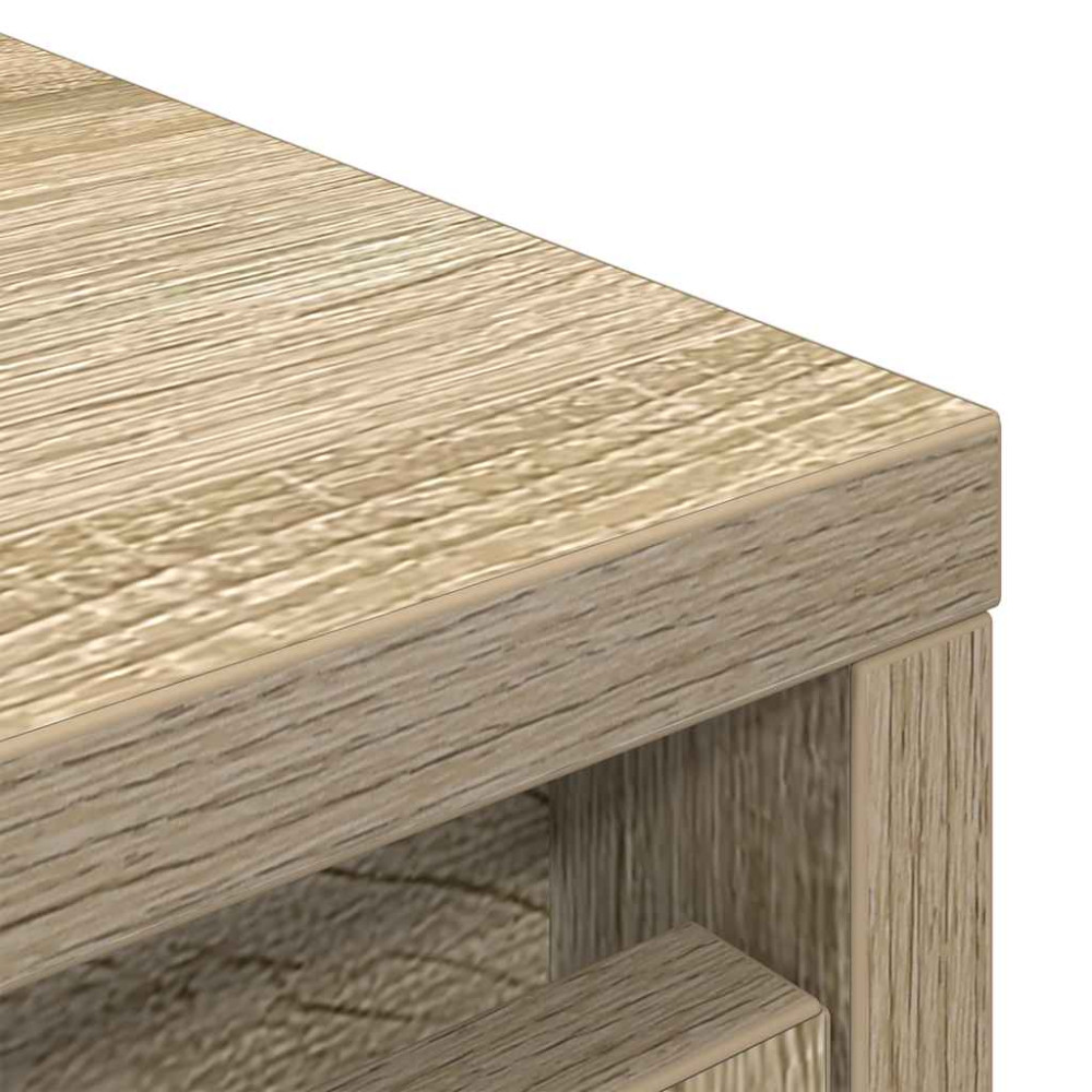 Produktbild för Skoskåp sonoma ek 57x34x76 cm konstruerat trä