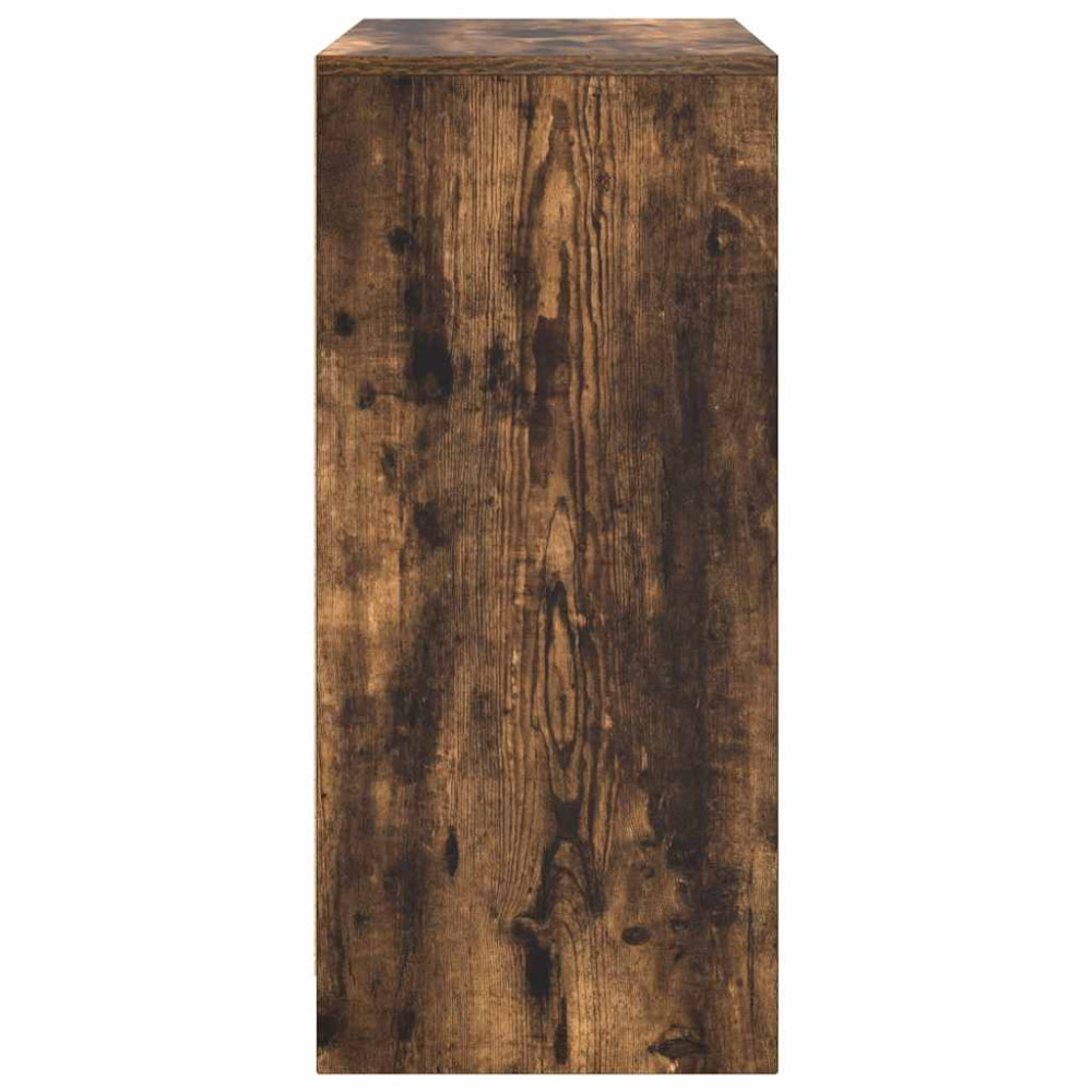 Produktbild för Skoskåp rökt ek 57x34x76 cm konstruerat trä