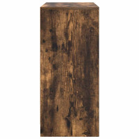Produktbild för Skoskåp rökt ek 57x34x76 cm konstruerat trä