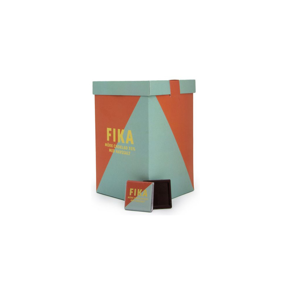 Produktbild för Choklad Fika mörk 55% 5g 150/fp