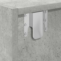 Produktbild för TV-bänkar 2 st betonggrå 80x31x25,5 cm konstruerat trä