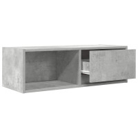 Produktbild för TV-bänkar 2 st betonggrå 80x31x25,5 cm konstruerat trä
