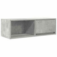 Produktbild för TV-bänkar 2 st betonggrå 80x31x25,5 cm konstruerat trä