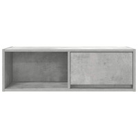 Produktbild för TV-bänkar 2 st betonggrå 80x31x25,5 cm konstruerat trä