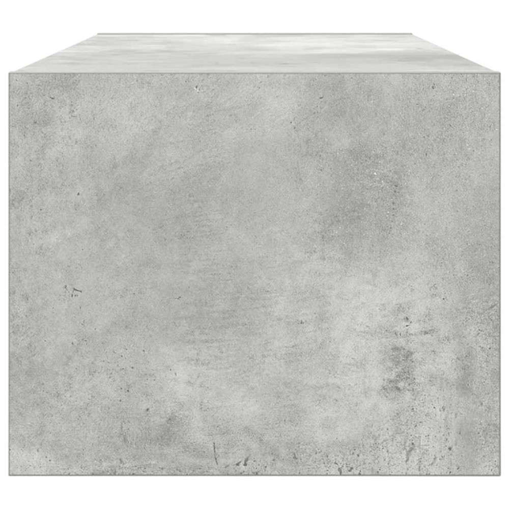 Produktbild för TV-bänkar 2 st betonggrå 80x31x25,5 cm konstruerat trä