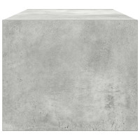 Produktbild för TV-bänkar 2 st betonggrå 80x31x25,5 cm konstruerat trä
