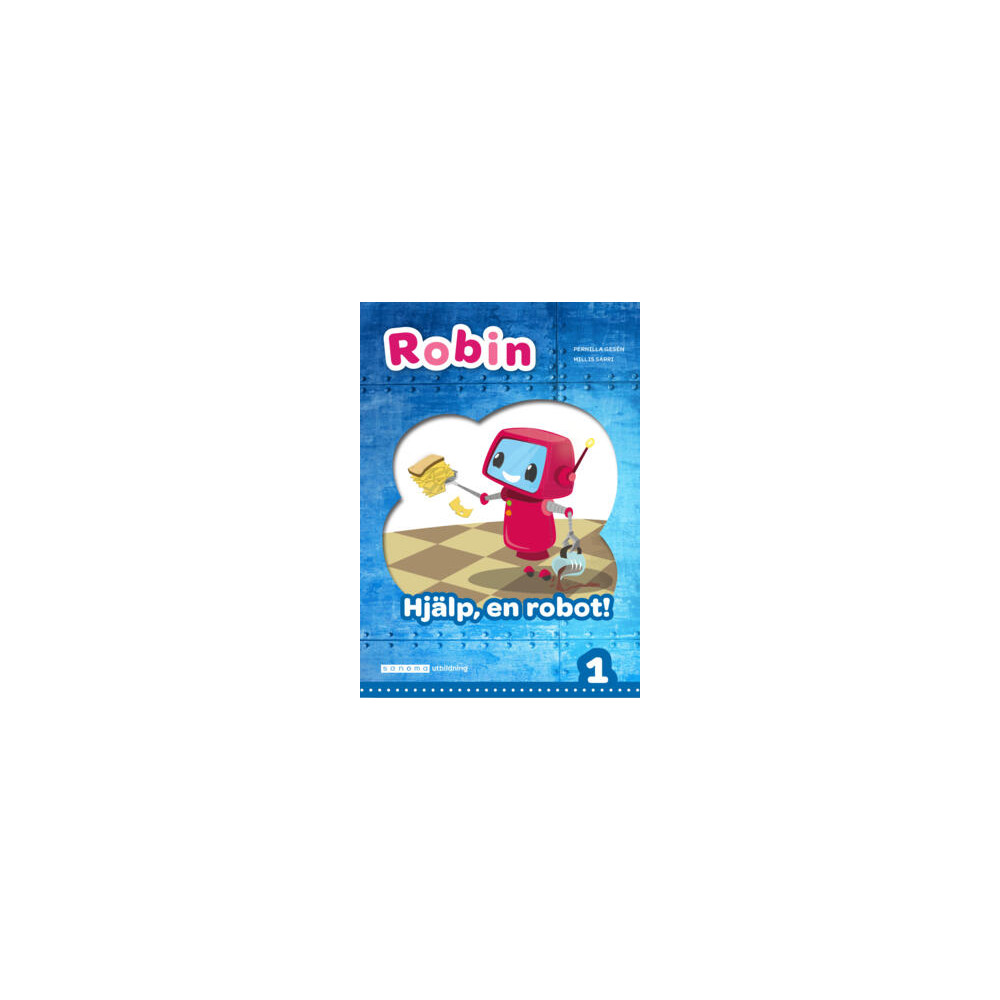 Produktbild för Robin åk 1 Läsebok blå Hjälp, en robot! (häftad)