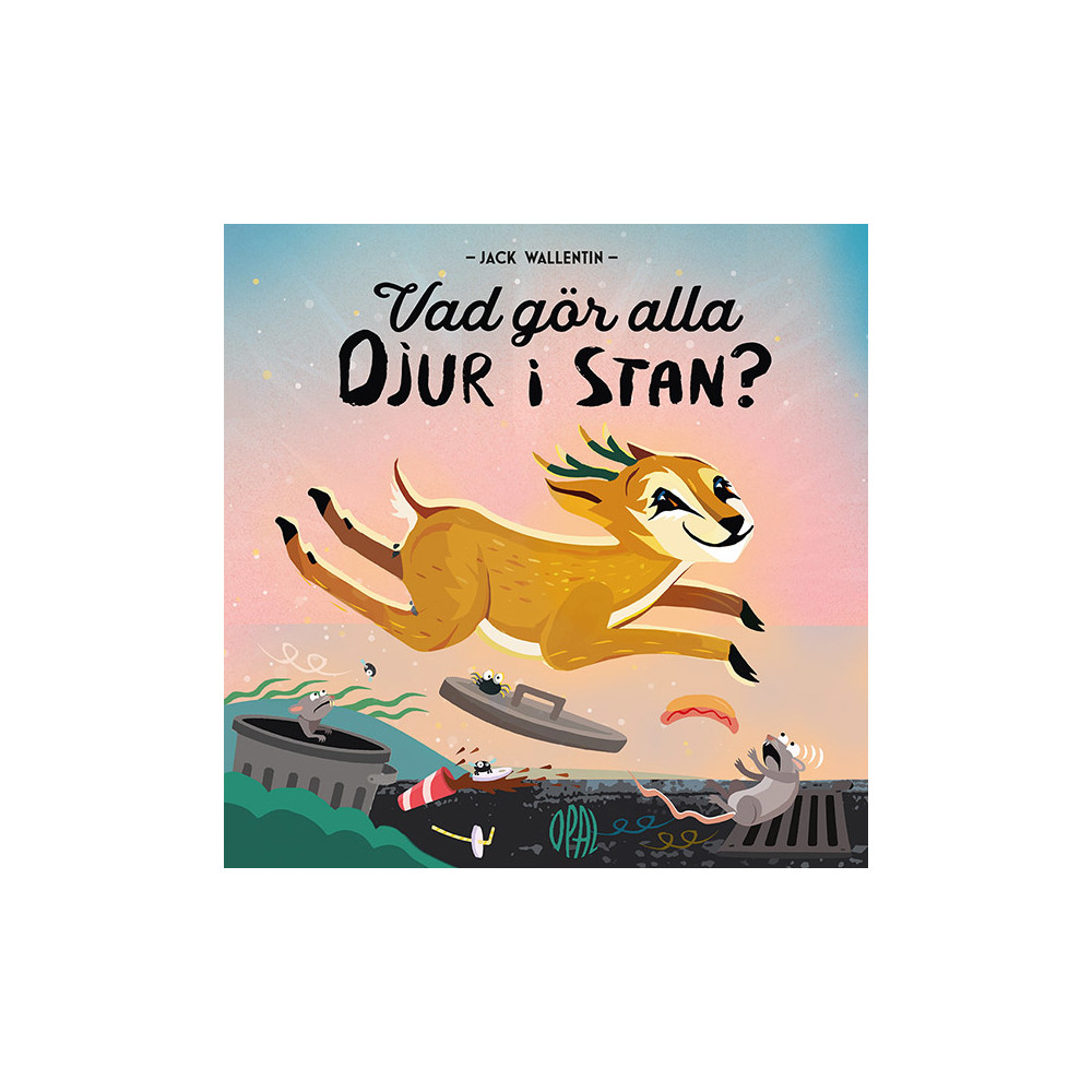 Produktbild för Vad gör alla djur i stan? (bok, board book)