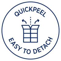Produktbild för Etikett AVERY Laser 105x74mm 800/fp