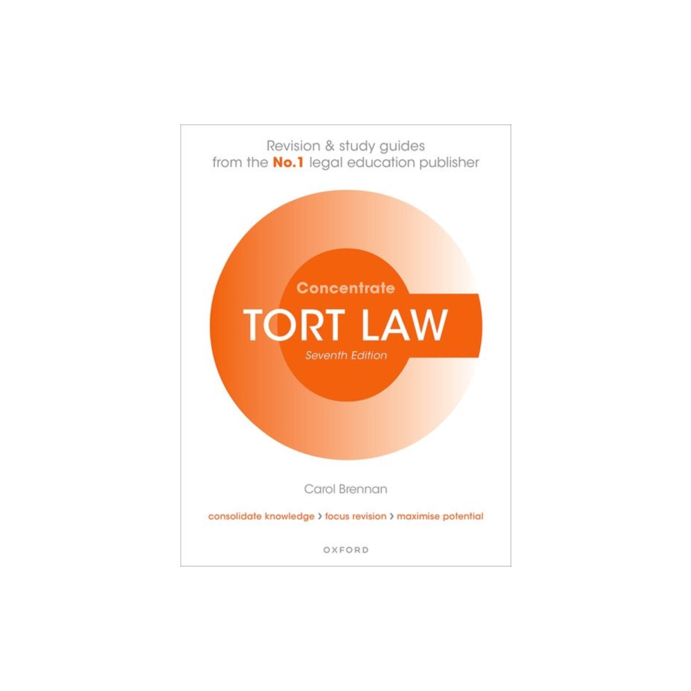 Produktbild för Tort Law Concentrate (häftad, eng)