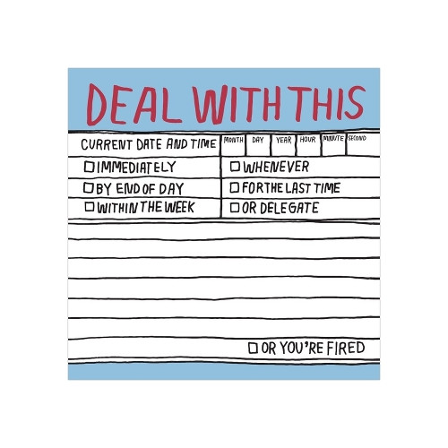 Knock Knock Knock Knock Deal With This Hand Lettered Sticky Note (häftad, eng)