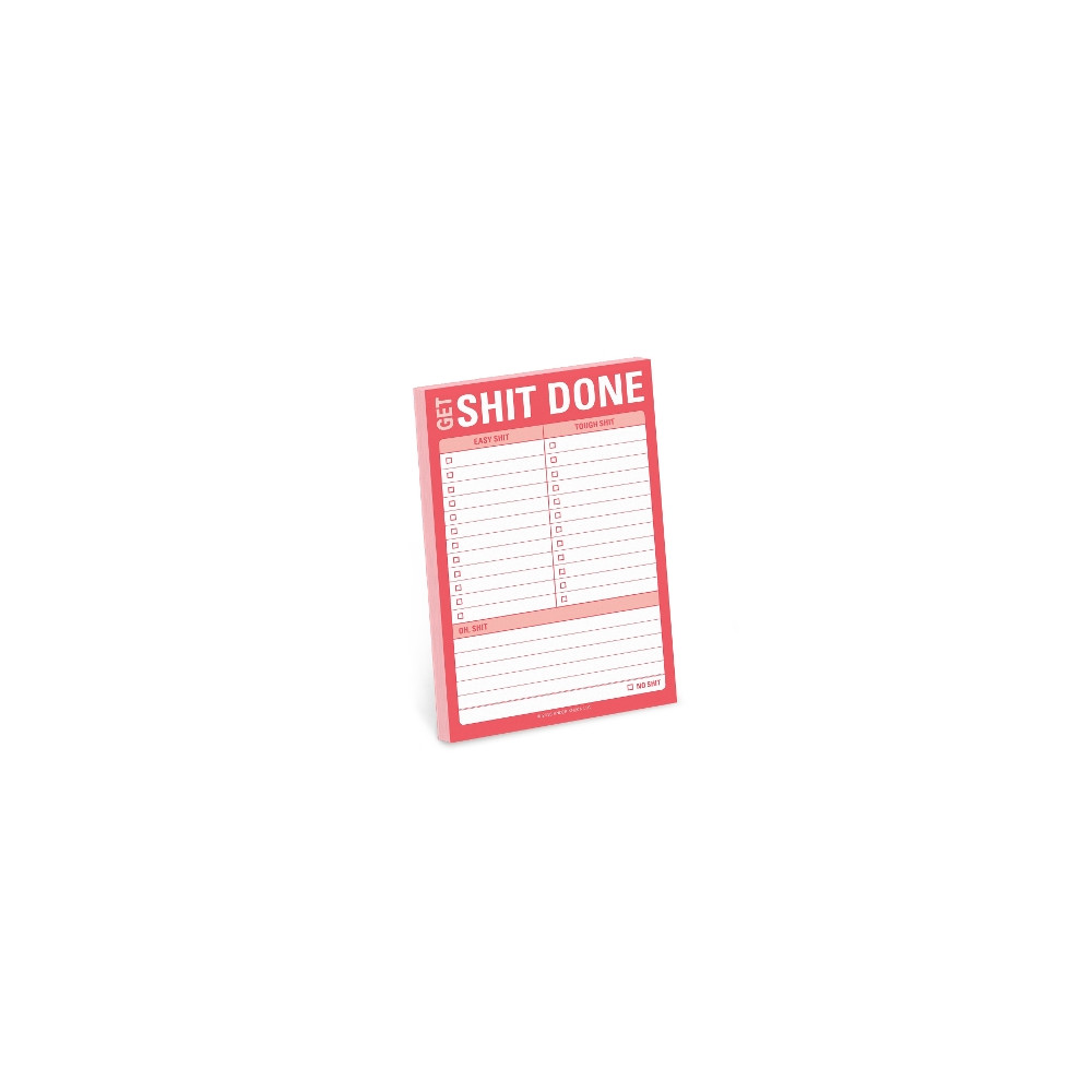 Produktbild för Knock Knock Get Shit Done Great Big Sticky Note (häftad, eng)