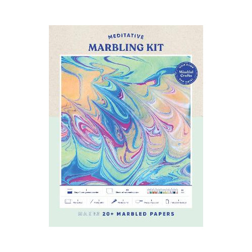 Chronicle Books Mindful Crafts: Meditative Marbling Kit (häftad, eng)