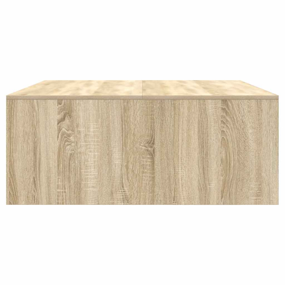 Produktbild för Soffbord med lådor sonoma ek 100x100x40 cm