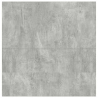 Produktbild för Soffbord med lådor betonggrå 100x100x40 cm