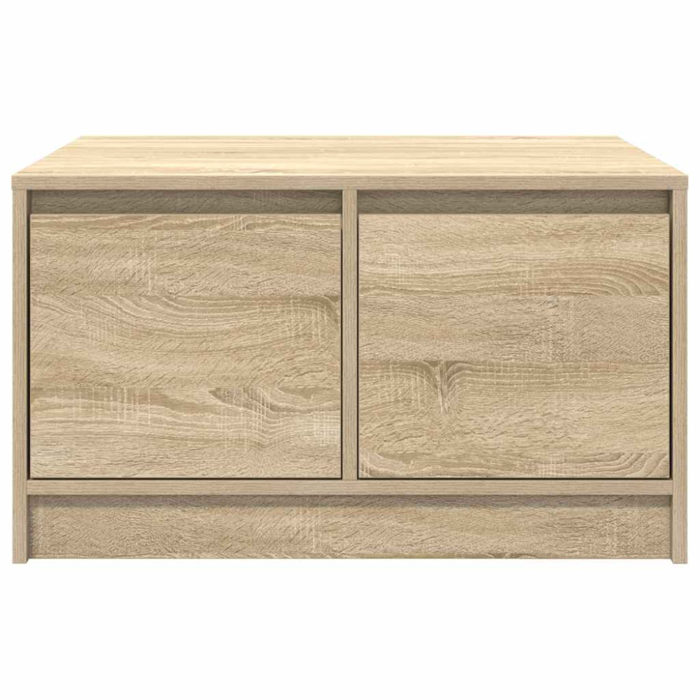 Produktbild för Soffbord med lådor sonoma ek 70,5x70x40 cm