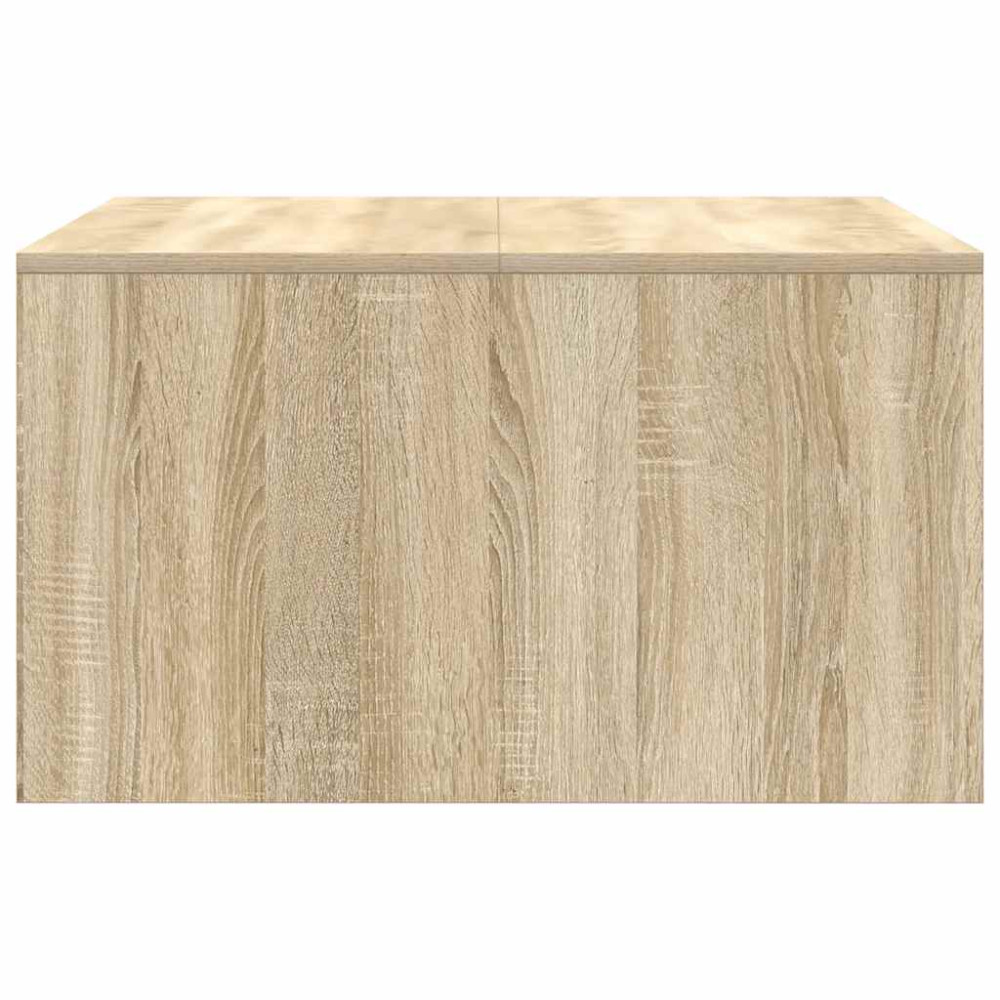 Produktbild för Soffbord med lådor sonoma ek 70,5x70x40 cm