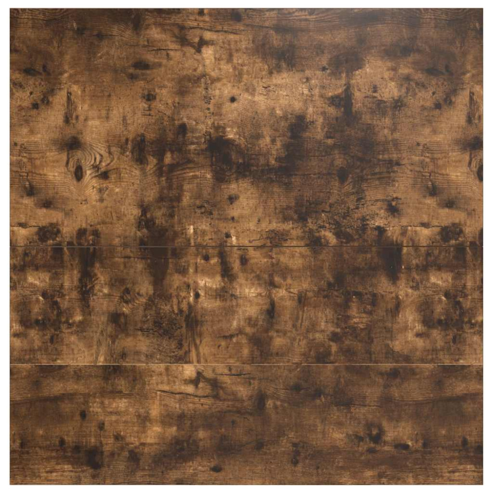 Produktbild för Soffbord med lådor rökt ek 70,5x70x40 cm