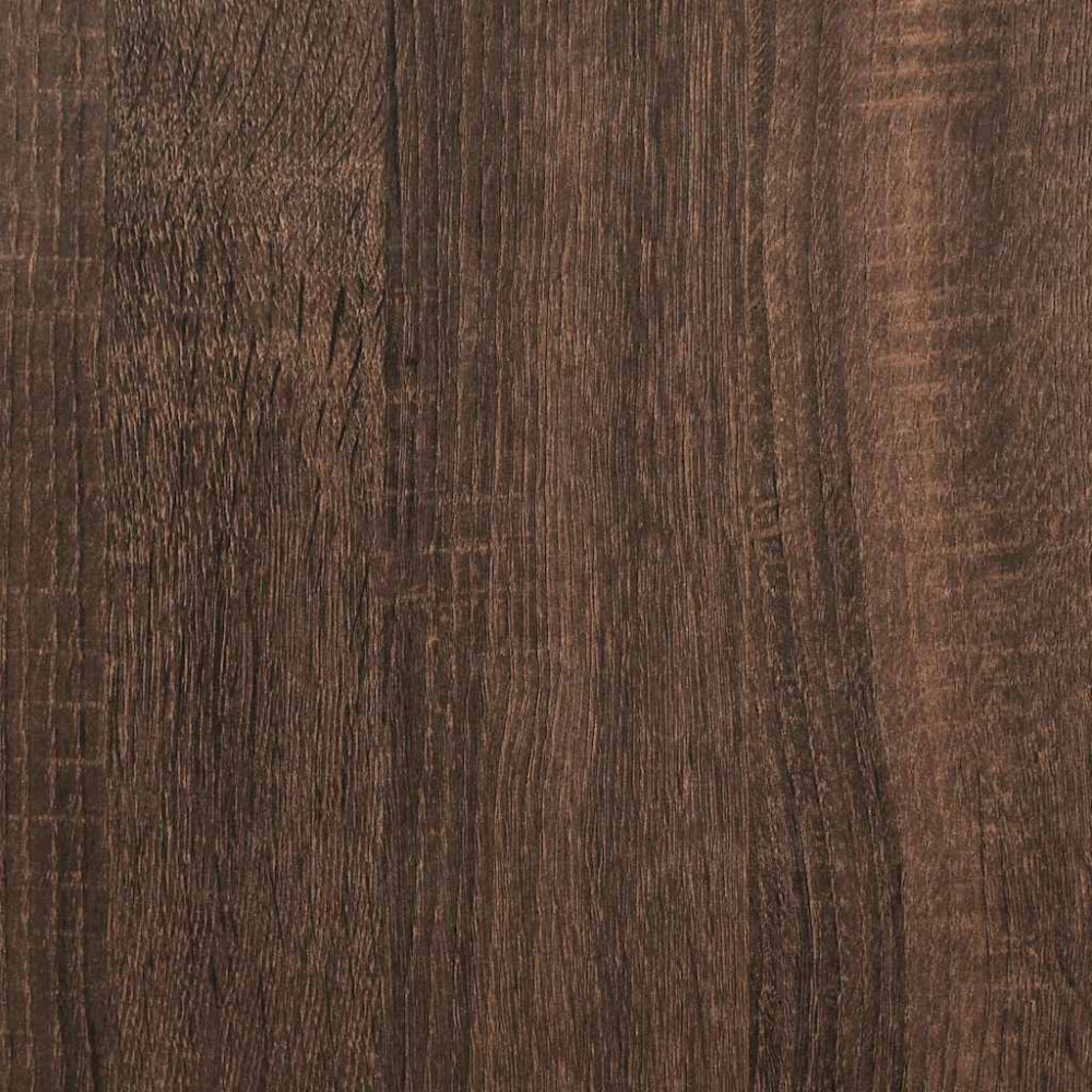 Produktbild för Soffbord med lådor brun ek 70,5x70x40 cm