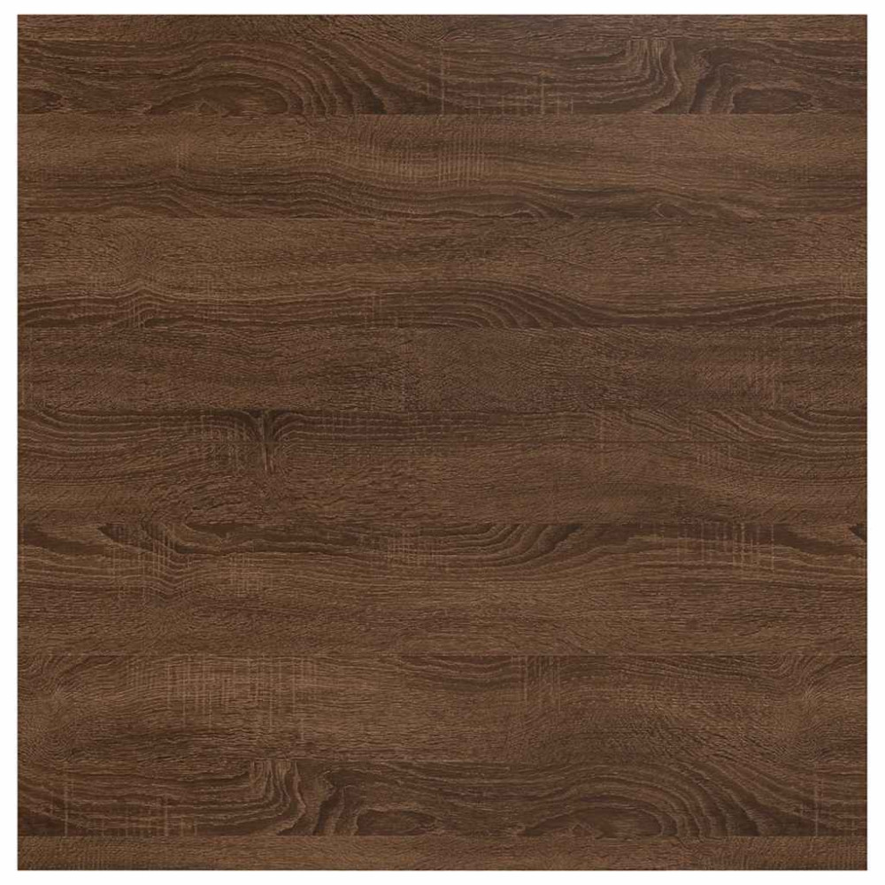 Produktbild för Soffbord med lådor brun ek 70,5x70x40 cm