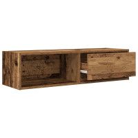 Produktbild för TV-bänkar 2 st gammalt trä 100x31x25,5 cm konstruerat trä