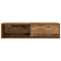 Produktbild för TV-bänkar 2 st gammalt trä 100x31x25,5 cm konstruerat trä