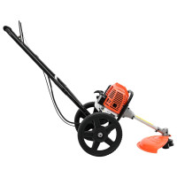 Produktbild för Röjsåg med hjul orange 52 cc 1,45 kW