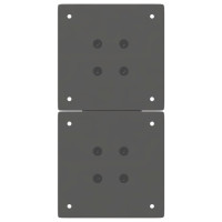Produktbild för Soffbordsben X-formade 2 st antracit 28x(42-43) cm stål