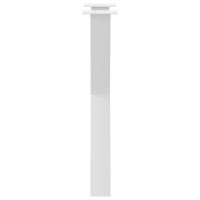 Produktbild för Matbordsben X-formade 2 st vita 60x(72-73) cm stål