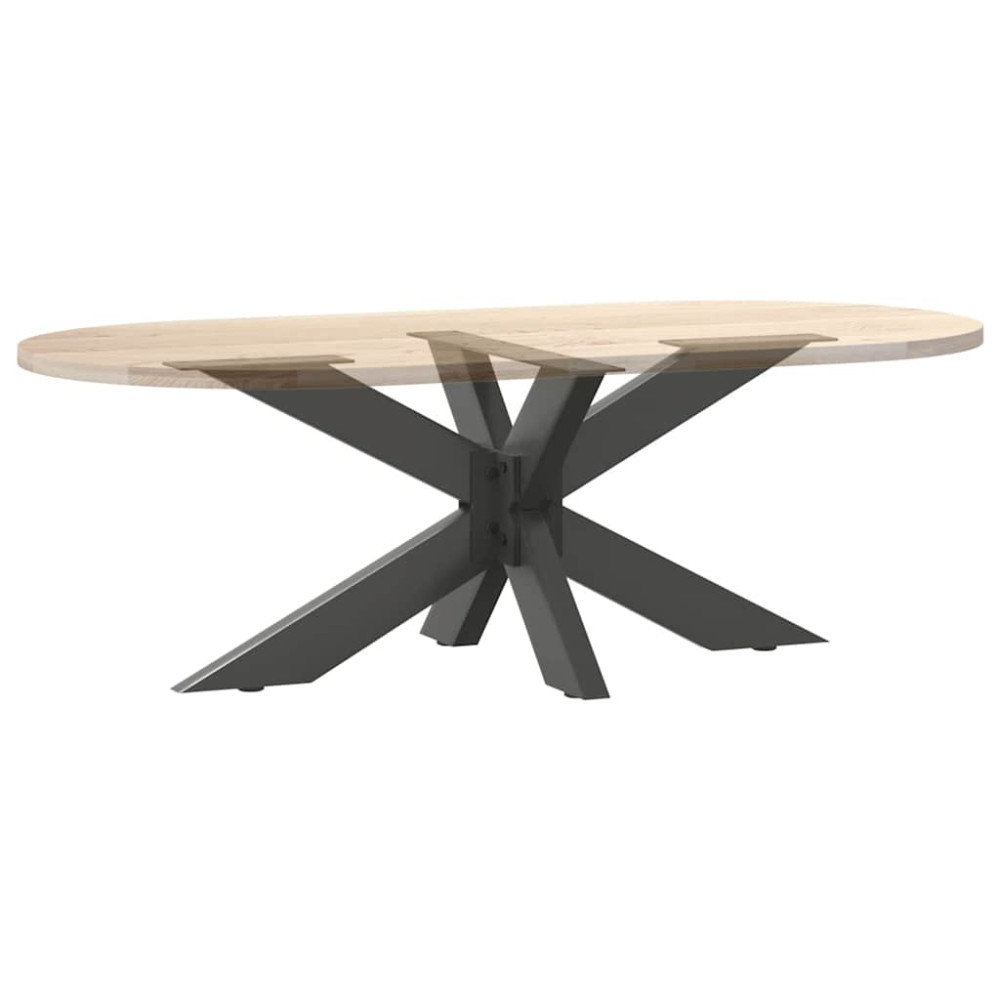 Produktbild för Soffbordsben spindelformad antracit 98x58x(42-43) cm stål