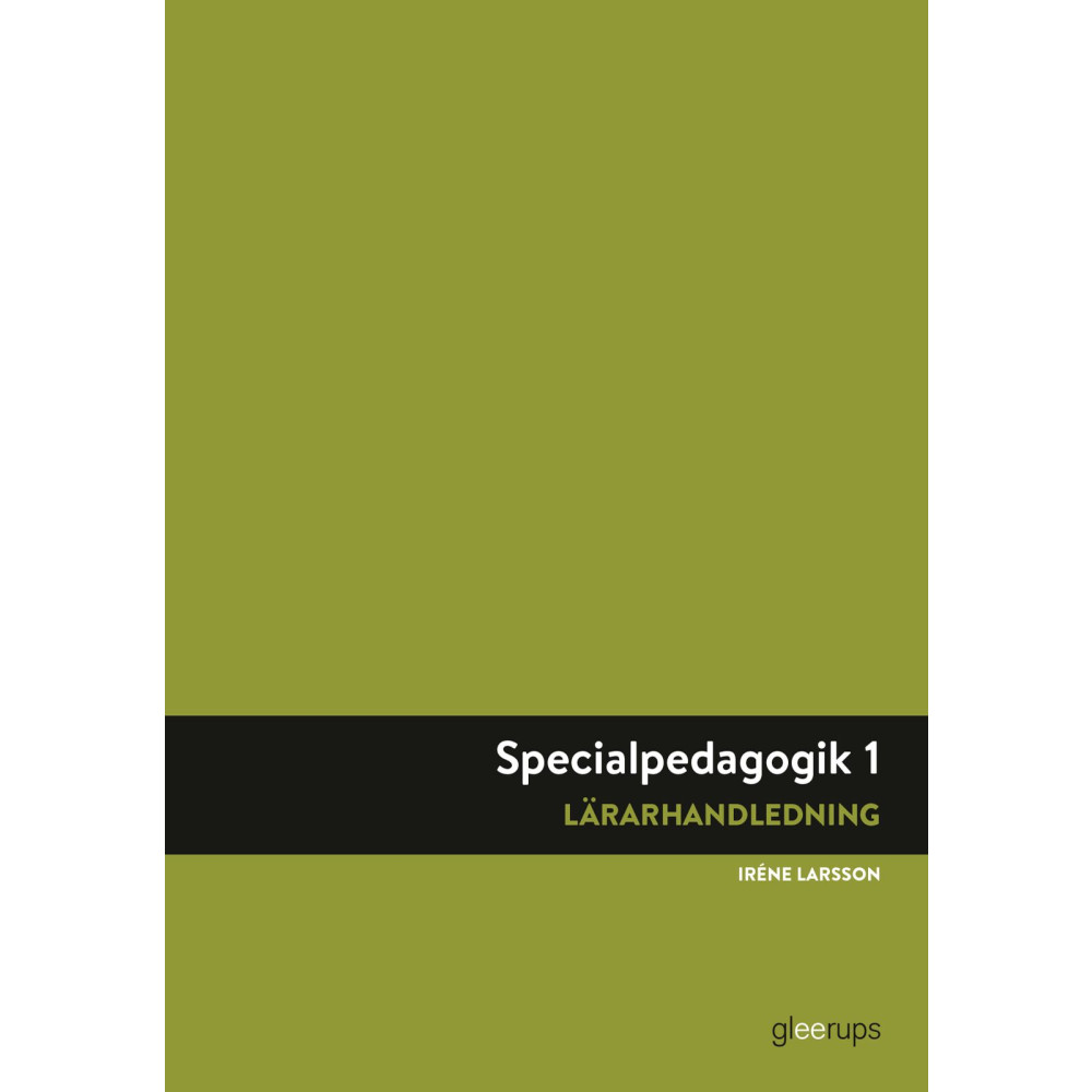 Produktbild för Specialpedagogik 1, lärarhandledning, 2:a upplagan (bok, spiral)