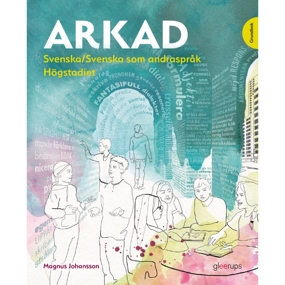 Produktbild för Arkad Svenska/Svenska som andraspråk högstadiet grundbok (häftad)