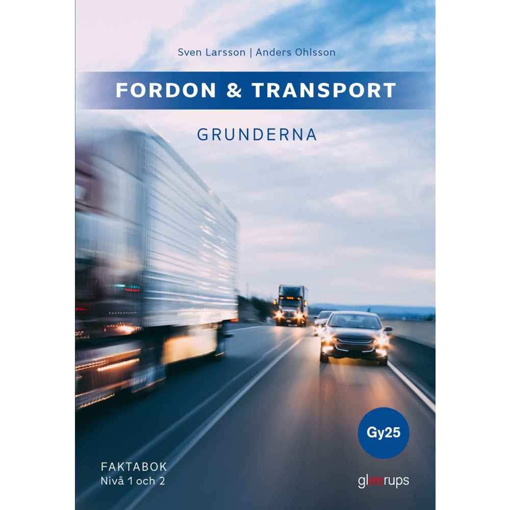 Produktbild för Fordon & transport – Grunderna, faktabok 1-2, Gy25 (häftad)