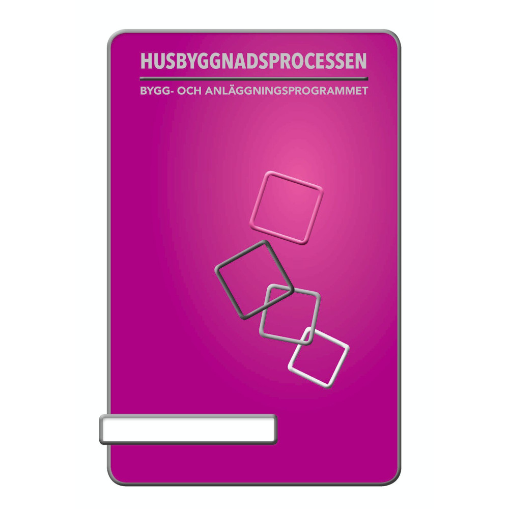 Produktbild för Husbyggnadsprocessen (bok, spiral)