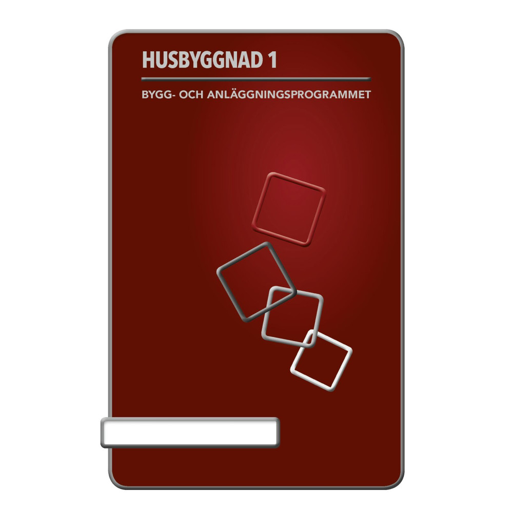 Produktbild för Husbyggnad 1 (bok, spiral)