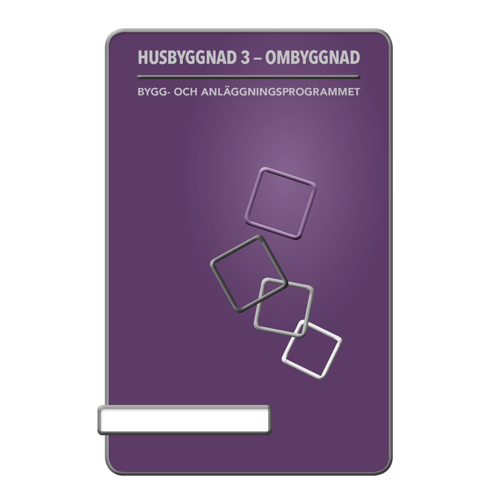 Produktbild för Husbyggnad 3 : ombyggnad (bok, spiral)