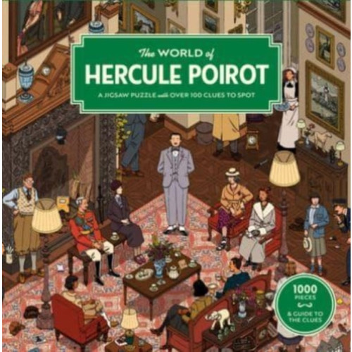 Agatha Christie Ltd Pussel The World of Hercule Poirot 1000 bitar