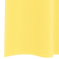 Produktbild för Voile gardiner med öglor 2 st gul 140x245 cm