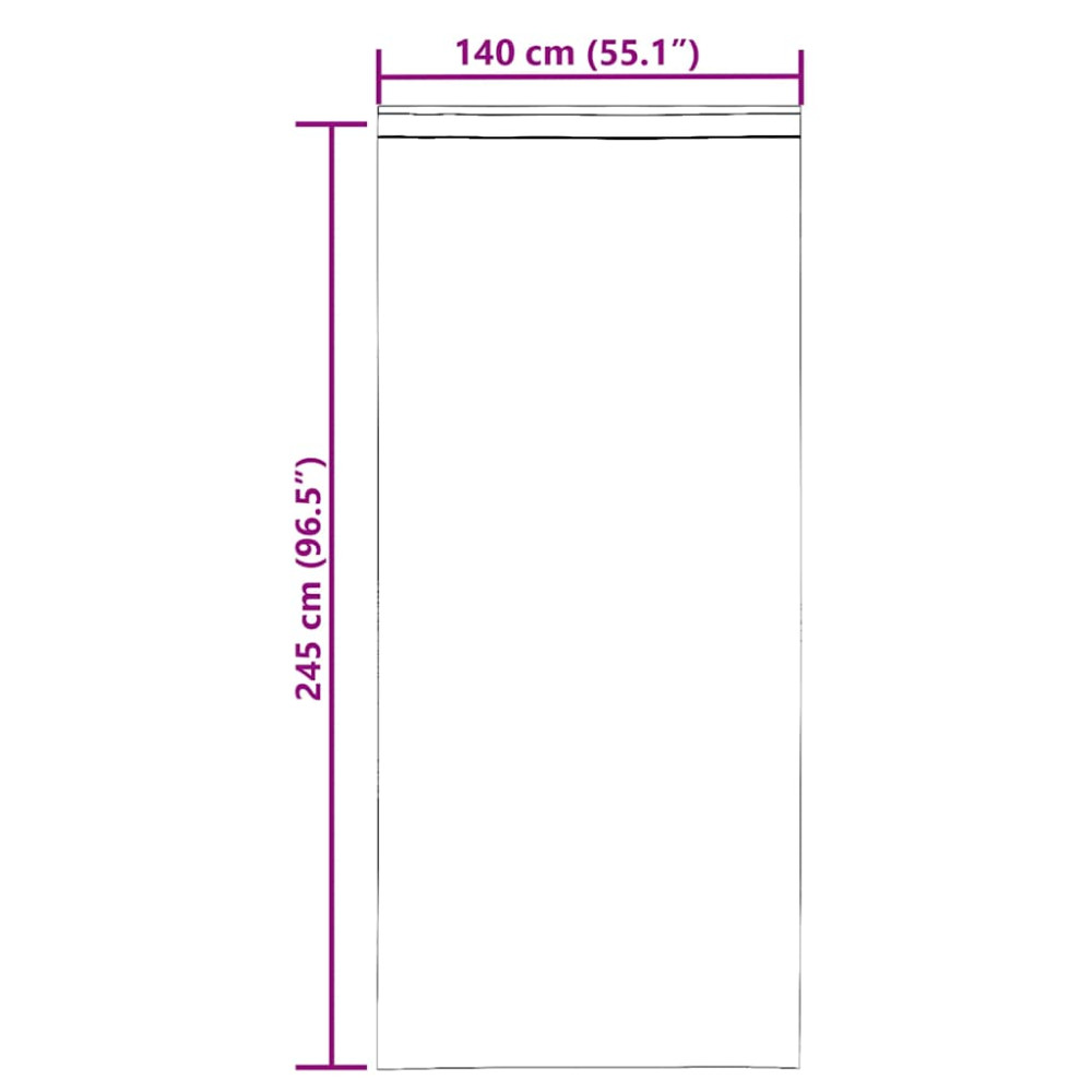 Produktbild för Voile gardiner med öglor 2 st gul 140x245 cm