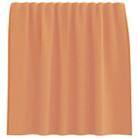 Produktbild för Voile gardiner med öglor 2 st terrakotta 140x140 cm