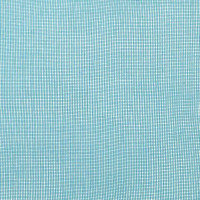 Produktbild för Voile gardiner med öglor 2 st, turkos 140x175 cm