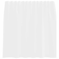 Produktbild för Voile gardiner med öglor 2 st vit 140x140 cm