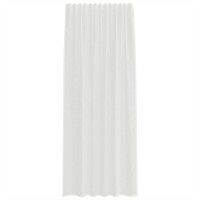 Produktbild för Voile gardiner med öglor 2 st vit 140x225 cm
