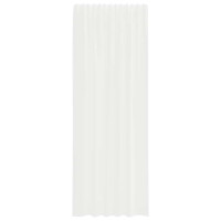 Produktbild för Voile gardiner med öglor 2 st vit 140x260 cm