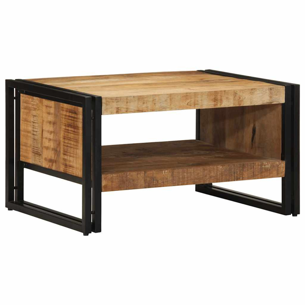 Produktbild för Soffbord 70x50x38 cm massivt grovt trä mango
